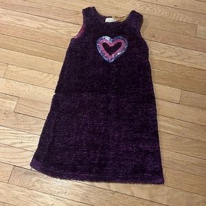 Toddlers Psketti size 6X Purple Heart dress great condition